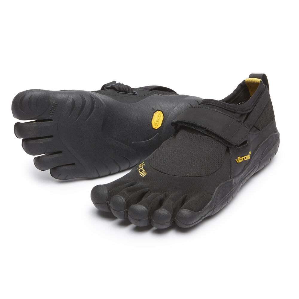 Vibram Five Fingers Womens Training Shoes - Black - KSO - 96530-XNIR